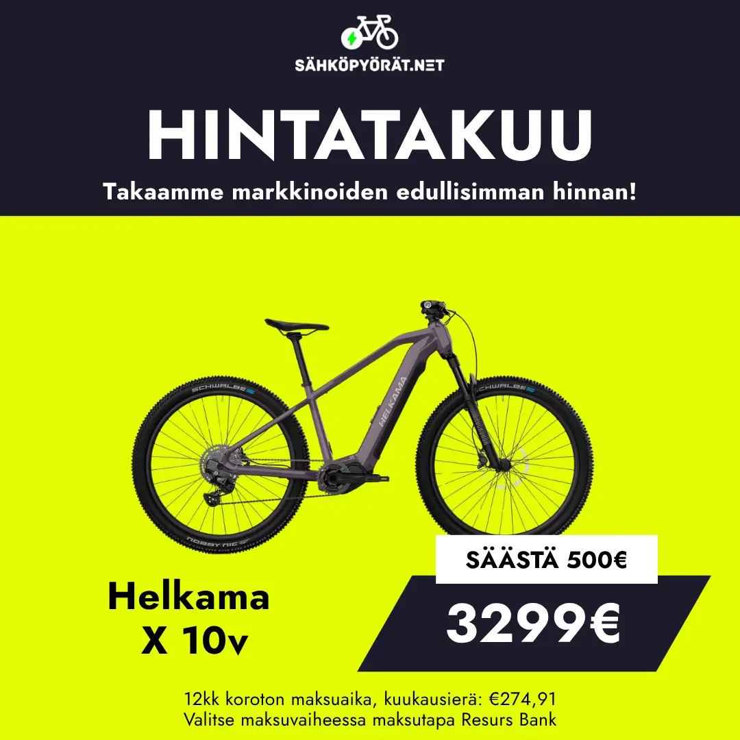 Helkama X 10v 27,5″ sähköpyörä *naisten suosikki*